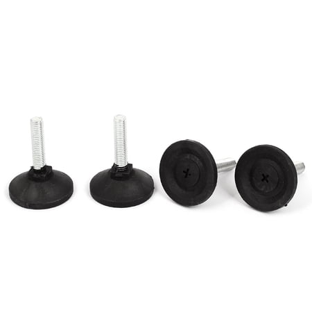 50mm Meubles Pieds Glissière Patins Visser Chaise Jambe Protecteur Tampons 4Pcs