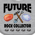 thumbnail image 4 of Inktastic Future Rock Collector Boys or Girls Baby Bib, 4 of 4
