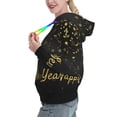 thumbnail image 2 of Wukai Happy New Year Print Womens Hoodies Fleece Sweatshirts Long Sleeve Sweaters Pullover Fall Outfits Winter Clothes-X-Large, 2 of 7
