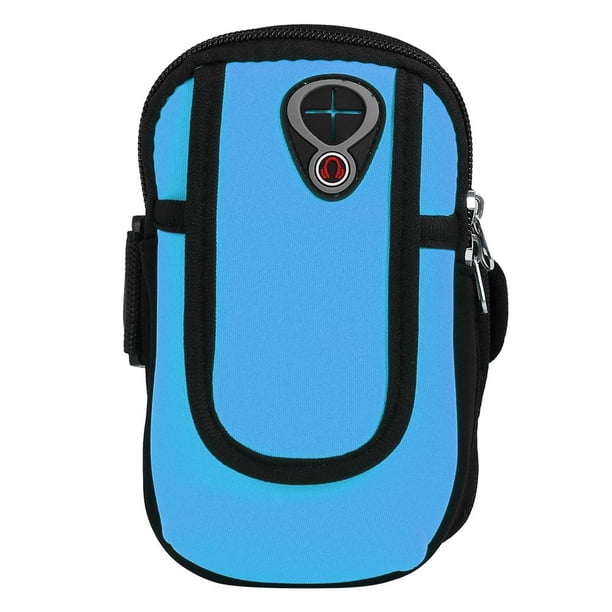 Deportes Jogging Gimnasio Brazalete Correr Bolsa Teléfono móvil Funda Titular Bolsa (Azul) Likrtyny Para estrenar