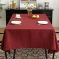 thumbnail image 6 of SPOORYYO Scandinavian Table Cover Napkin, Waterproof Oilproof Tablecloth Placemat, Solid Color Imitation Linen for Dining, 6 of 6