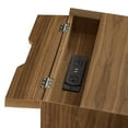 thumbnail image 6 of Modway Ember Wood Nightstand With USB Ports in Walnut Walnut, 6 of 9