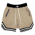 thumbnail image 1 of WILLBEST Pantalones Cortos Elásticos de Moda para Hombre, Pantalones Deportivos Informales de Malla con Cordón y Bolsillos Lisos., 1 of 3