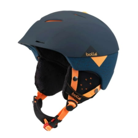 Bolle Synergy All-Mountain Ski Helmet - Soft Navy & Orange (54-58