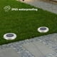 thumbnail image 4 of Luz De Tierra Camino decorativo Paisaje Luces 4pcs Solar para el hogar (Luz cálida + 12LED), 4 of 8