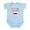 Sky Blue, variant on CafePress - So Cute Polish Infant Bodysuit - Baby Light Bodysuit, Size Newborn - 24 Months