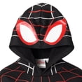 thumbnail image 7 of Marvel Spider-Verse Toddler Boys' Cosplay Fleece Hoodie and Pants Set Miles Morales Black, 7 of 7