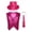 Rose Red, variant on TiaoBug Kids Boys Hip-hop Jazz Performance Dance Costume Sequins Vest Waistcoat with Hat Necktie Set Rose Red 8-9
