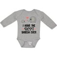 thumbnail image 3 of Inktastic Grandchild Best Babcia Ever Boys or Girls Long Sleeve Baby Bodysuit, 3 of 5