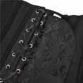 thumbnail image 6 of Jsaierl Corset Tops for Women Tummy Control Lace Up Steampunk Renaissance Corset Retro Overbust Corsets Casual Bustier Shapewear, 6 of 8