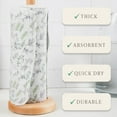 thumbnail image 2 of May Bright Reusable Paper Towels 2-Ply Washable Roll - Cloth Paper Towel Replacement - 15 Sheets of Paperless Paper Towels and Reusable Napkins With Greater Absorbency - Zero Waste, 2 of 8