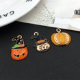 thumbnail image 1 of 30 piezas de dijes de Halloween para hacer joyas, dijes esmaltados, dijes de aleación de murciélago fantasma de calabaza para pulsera DIY, collar, colgante artesanal, 1 of 5
