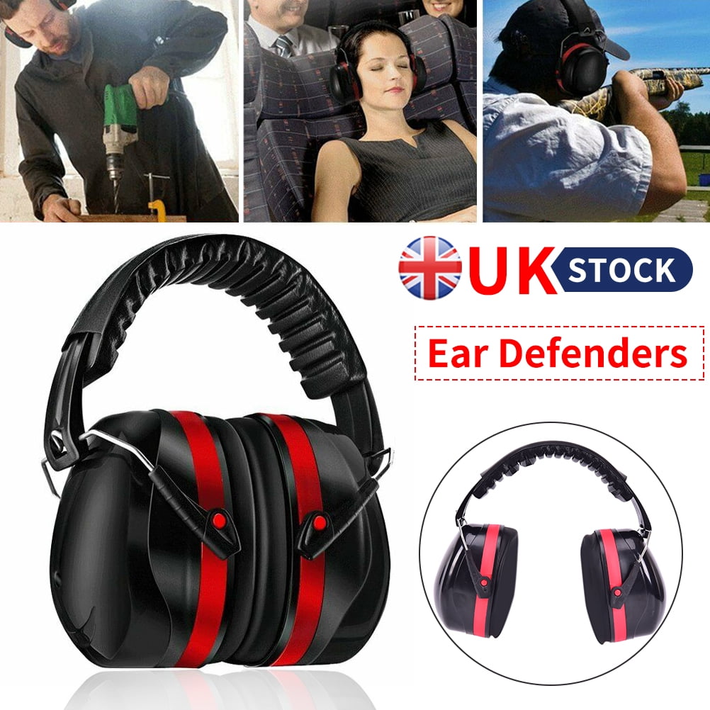 Ear Defenders 35dB Highest NRR Safety Ear Muffs Shooting Hearing Protector UK 