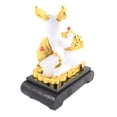 thumbnail image 2 of 12 Inch Money Pot White Rabbit Statue, 2 of 2