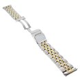 thumbnail image 2 of WATCH BAND BRACELET FOR BREITLING SUPEROCEAN AVENGER 24MM 5 LINK GOLD/SS S/END, 2 of 2