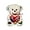 Rainbow Heart, variant on Party Pro's Teddy Bear Soft Plush Stuffed Animal Holding Embellished Love Heart 9 inches