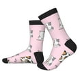 thumbnail image 2 of KLL Cute Cats Print Cool Socks Men's Women's Crew Socks Funny Crazy Novelty Stockings, 2 of 7