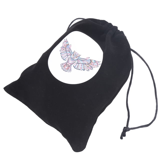 Fdit Playing Cards Bag,Playing Cards Pouch,15 x 11.5cm Tarot Bag Pouch Playing Cards Jewelry Coins Accessory Storage Drawstring Bag