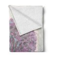 thumbnail image 2 of Tree of Life Soft Flannel Fleece Blanket, Watercolors Style Print of Old Plant with Bokeh Design Majestic Roots Nature, Cozy Plush for Indoor and Outdoor Use, 70" x 90", Grey Purple, by Ambesonne, 2 of 5