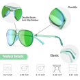 thumbnail image 3 of Gafas de sol Lasiyanor Lightweight TAC Polarized Vintage 70s, 3 of 6