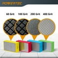 thumbnail image 7 of POWERTEC 1PK Diamond Hand Polishing Pads 100 Grits, Diamond Sanding Block for Polishing and Grinding Porcelain, Ceramic Tile, Glass, Granite, Stone, Wood & Metal (71905N), 7 of 7