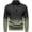 E-793Dark Green, variant on FAOWME Men Knitted Sweater Long Sleeve Stand Collar Gradient Half Zipper Fashion Warm Comfortable Pullover Top For Autumn Winter Daily Wear Brown L