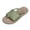 Green, variant on Clearence Women’s Lightweight Vacation Sandals Outdoor Flip Flops Non-Slip Sole Cushioned Arch Support Breathable Travel-Ready Summer Slippers