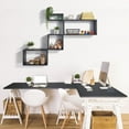 thumbnail image 6 of Kaboon 36x23.82 inch Universal Table Top, 1 inch Thick, Black, 6 of 6