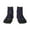 2 Black-2, variant on Chemistry Science Pattern Quarter Crew Socks,Toe Seamed Ankle Socks,Cotton Cushioned Breathable Athletic Crew Sports Socks