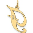 thumbnail image 3 of 10K Yellow Gold Large Fancy Script Letter F Initial Charm - Jbsp, 3 of 5