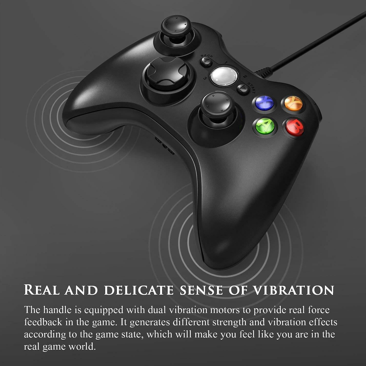 Xbox 360 Wired Game Controller, YAEYE USB Wired Gamepad Controller for