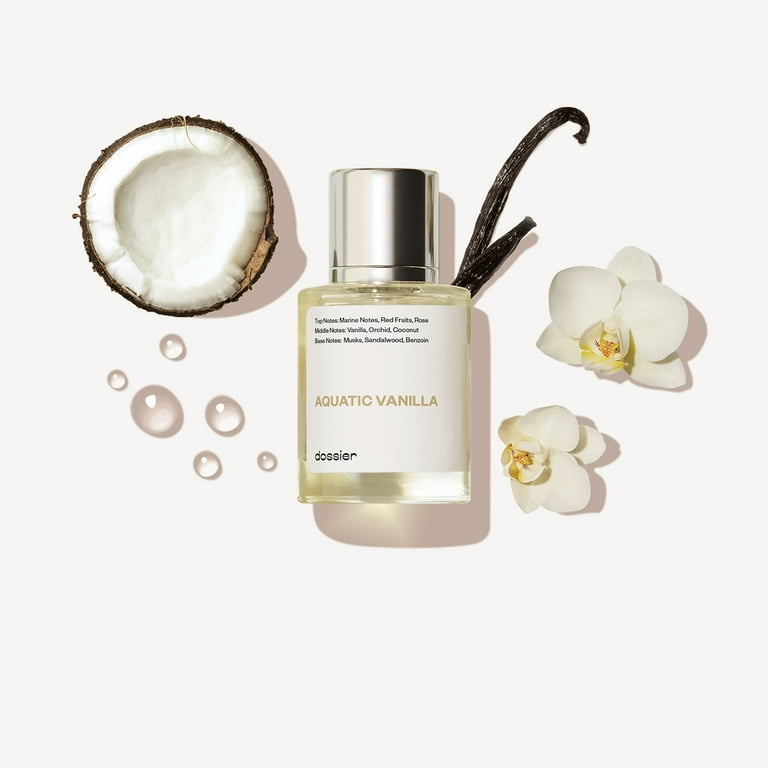 Dossier Aquatic Vanilla Eau de Parfum, Inspired by Juliette Has A Gun's Vanilla Vibes, Unisex Fragrance, 1.7 oz