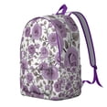 thumbnail image 2 of Refined Flowers Design Backpack with Generous Storage, Perfect for Academic and Professional Use, Sturdy Construction, Welcoming Gift for New Employees, 2 of 5
