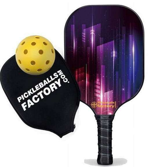 Pickleball Factory PB0007-8-G Pickleball Paddles for Sale - Fantasy Pickleball Court On Tennis Court, Best Pickleball Paddles for Intermediate Players, Glassfiber Graphite
