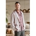 thumbnail image 3 of NOVICA Men's linen blazer, 'Men at Work', 3 of 11
