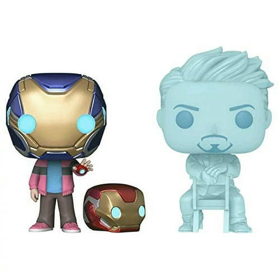 FunkoQ Morgan Stark & Tony Stark 2 Pack Vinyl Figure Pop! Toys Birthday gift Model Figure for Collectors -No box, just model toys - New!!!