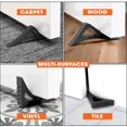 thumbnail image 3 of Triangular Shape Door Stop Reusable Shock Absorbent Block Wedges Doorstops, 3 of 11