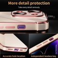 thumbnail image 2 of Designed for iPhone 14 Plus Case Silicone for Women Girls Cute Soft Liquid Silicone Camera Protection Protective Lovely Heart Phone Cases for iPhone 14 Plus Pink, 2 of 14