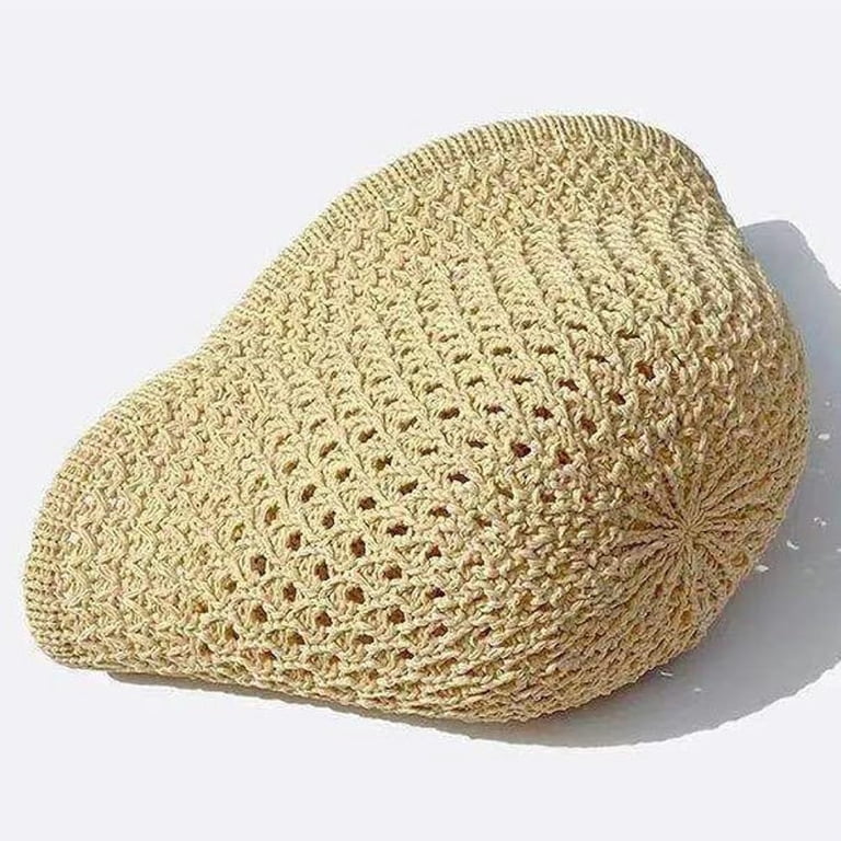 YooGuoGuo Crochet Slouchy Bucket Hat Handmade Knit Floral  display picture 1