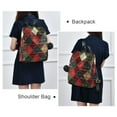 thumbnail image 4 of FORMRS Women's Travel Backpack Purse Anti-Theft Hidden Pockets Casual Shoulder Bag, Dark Tartan Pattern, 4 of 7