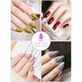 thumbnail image 4 of 1200 Pieces Short Coffin Press on Nails False Nails Glossy Oval Artificial False Nails Color Full Cover Artificial Nail Colorful Tips for Nail Art Salon (Mixed Color), 4 of 7