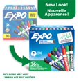 thumbnail image 2 of EXPO Dry Erase Markers, Low Odour Ink, Assorted Colours, Chisel Tip, 36 Count, 2 of 7