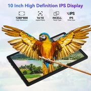 AEEZO 10.1 Inch Tablet Set with Keyboard and Mouse, 16GB RAM 32GB ROM 1TB Expand, 5G WiFi Octa-Core, Black