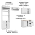 thumbnail image 3 of Cocina Integral Completa Modular Madesa Agata 270cm BM 09, 3 of 5