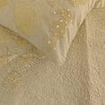 thumbnail image 3 of King Queen Twin Beige Handmade Twin 53"x18" Bed Runner With Pillow Cover, Pearl Embroidery Bed Scarf on Linen fabric - Off To The Sea, 3 of 4