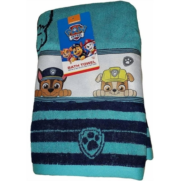 Paw Patrol Bath Towel - 28" X 50", 100% Cotton
