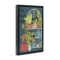 thumbnail image 4 of Stupell Industries Be Here Now Plant Shelf Plants & Flowers Painting Black Floater Framed Canvas Art Print Wall Art, 21 x 31, 4 of 10