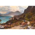 thumbnail image 3 of Sidney Richard Percy 18x13 Black Modern Framed Museum Art Print Titled - Angera, Maggiore (1866), 3 of 5