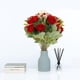 thumbnail image 5 of Bouquets of Roses Silk Flowers Home Decor Vases Flower Arrangements Ornaments Fake Flowers Wedding Flowers, Artificial Rose Bouquets, Silk Rose Arrangements, Home Decor Flowers, Table, 5 of 9