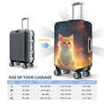 thumbnail image 6 of Lsque Starry Sky Constellation Cat Printed Luggage Cover, Travel Luggage Protector,Scratch and Dirt Resistant, Fits 18-32 Inch Luggage - Medium, 6 of 9
